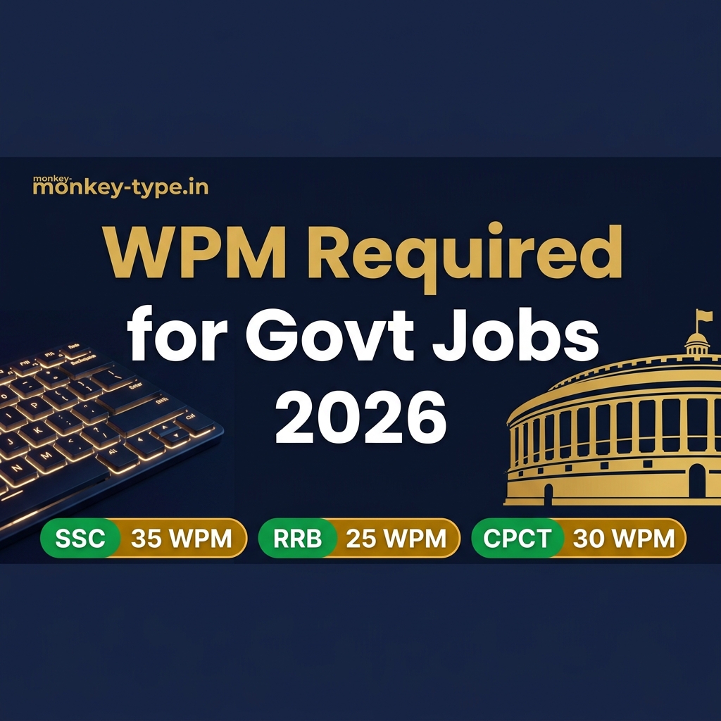 WPM Required for Government Jobs in India 2026