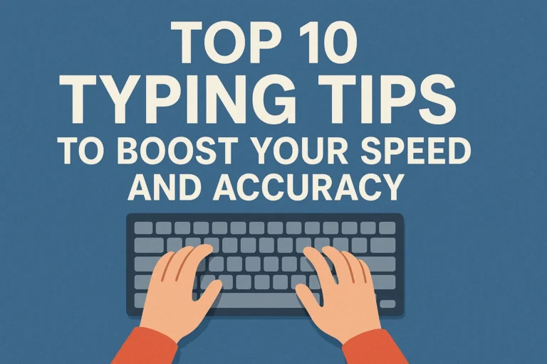 Top 10 Typing Tips
